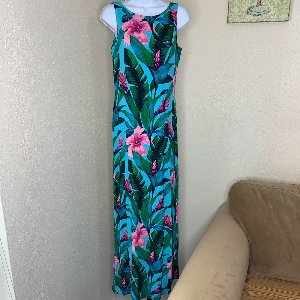 NWT Tommy Bahama Tulum Bloom Maxi Dress XS - Picture 2 of 8